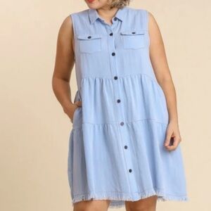 Umgee Sleeveless  Dress